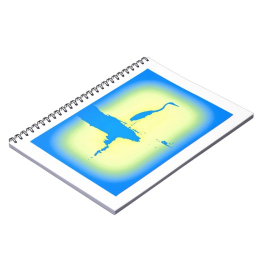 blauwe hert notitieboek (Linkerzijde)