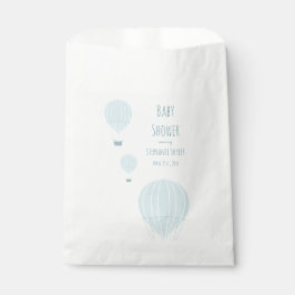 Blauwe heteluchtballon | Baby shower Favor Tassen Bedankzakje