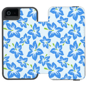 Blauwe Hibiscus, Blauwe Bloemen, Bloemenpatroon