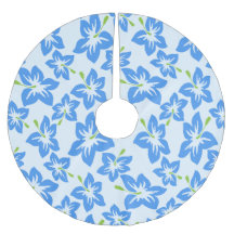 Blauwe Hibiscus, Blauwe Bloemen, Bloempatroon