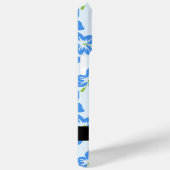 Blauwe Hibiscus, Blauwe Bloemen, Je Naam Case-Mate iPhone Case (Achterkant / Rechts)