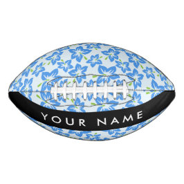 Blauwe Hibiscus, Blauwe Bloemen, Uw Naam American Football