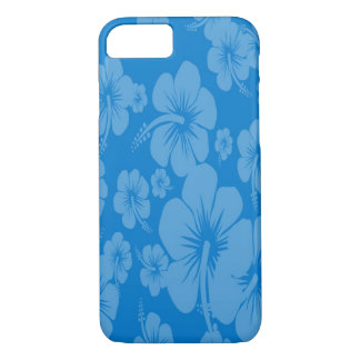 Blauwe Hibiscus Hawaïaanse print Case-Mate iPhone Case