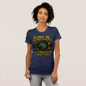 Blauwe Hip Hop T-shirt (Voorkant volledig)