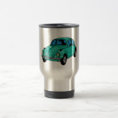 Blauwe hippieauto reisbeker (Center)