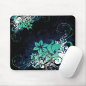 blauwe hoek muismat (Met muis)