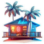 Blauwe hoes voor iPhone