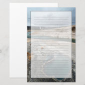 Blauwe hol briefpapier (Voorkant / Achterkant)