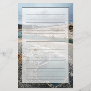 Blauwe hol briefpapier