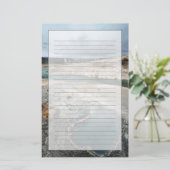 Blauwe hol briefpapier (Staand voorkant)