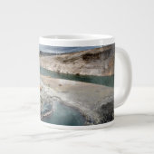 Blauwe hol grote koffiekop (Voorkant rechts)