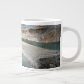 Blauwe hol grote koffiekop (Rechts)