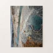 Blauwe hol legpuzzel (Verticaal)