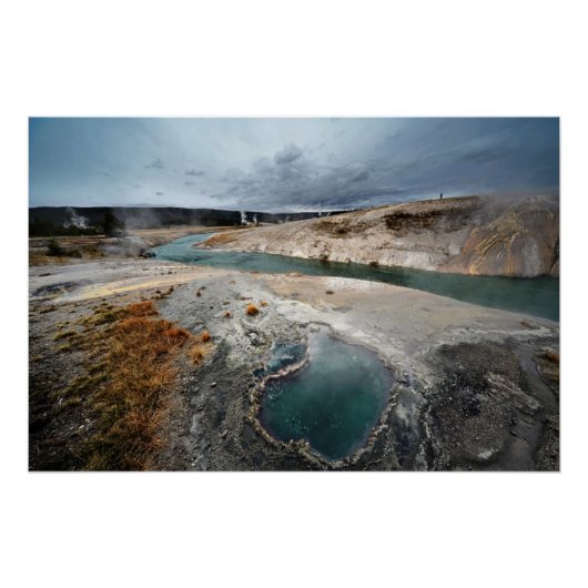 Blauwe hol perfect poster (Voorkant)