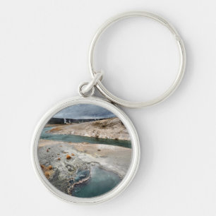 Blauwe hol sleutelhanger