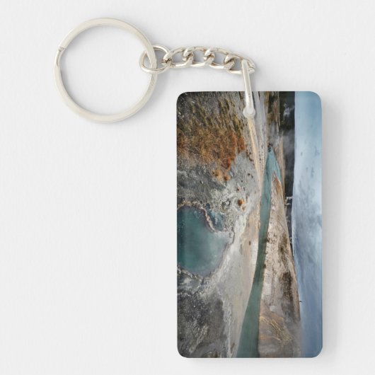 Blauwe hol sleutelhanger (Voorkant)