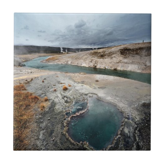 Blauwe hol tegeltje (Voorkant)