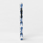 Blauwe Hond Billen Patroon Case-Mate iPhone Case (Achterkant/links)