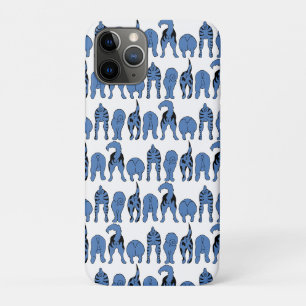 Blauwe Hond Billen Patroon Case-Mate iPhone Case