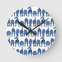 Blauwe Hond Billen Patroon