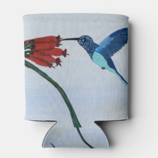 Blauwe hond blikjeskoeler (Achterkant)