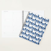 Blauwe Hond Konten Patroon Planner (Display)