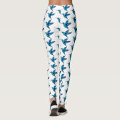 Blauwe hond leggings (Achterkant)
