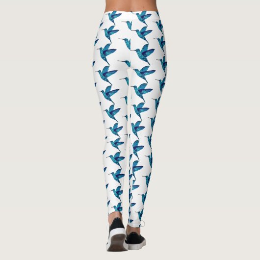 Blauwe hond leggings (Achterkant)