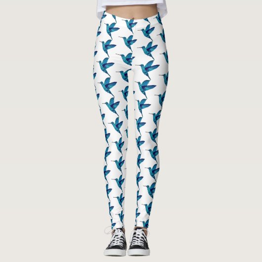 Blauwe hond leggings (Voorkant)