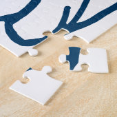 Blauwe hond legpuzzel (Zijkant)