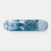 Blauwe hond persoonlijk skateboard (Horizontaal)