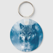 Blauwe hond sleutelhanger (Voorkant)