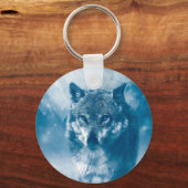 Blauwe hond sleutelhanger (Voorkant)