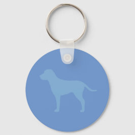 Blauwe Hond Sleutelhanger