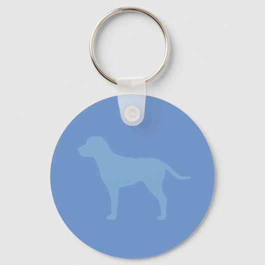 Blauwe Hond Sleutelhanger (Voorkant)