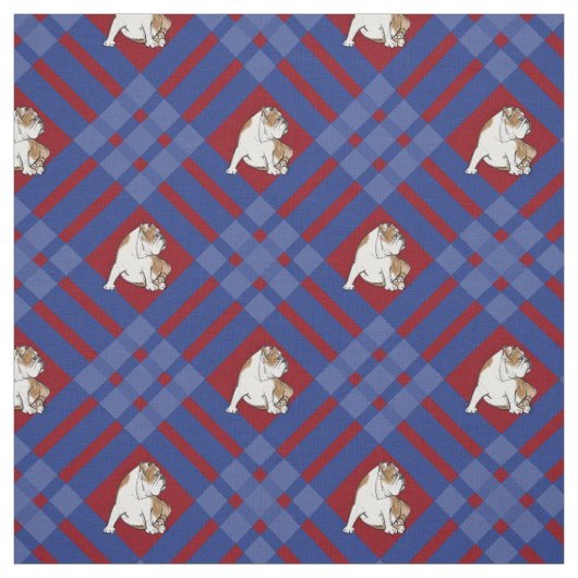 Blauwe hond stof (Swatch)
