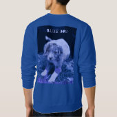 Blauwe hond T-shirt (Achterkant)