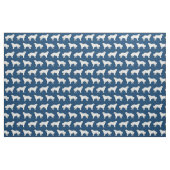 Blauwe hond van de grote Pyreneeën Stof (Fat Quarter)