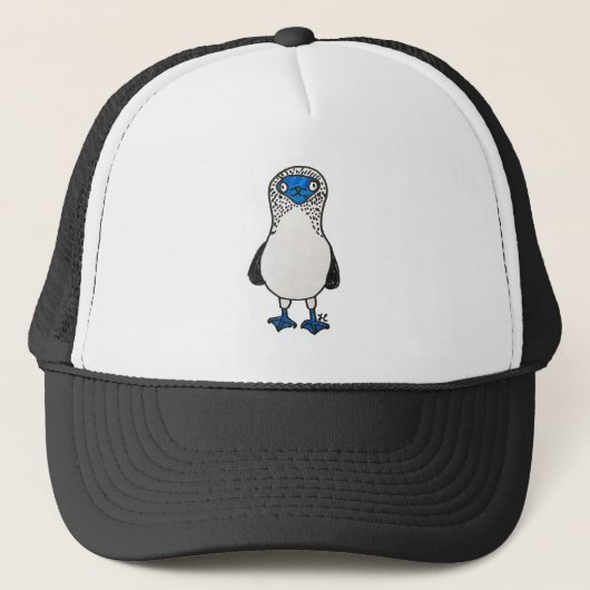 Blauwe hond van Galapagos Booby Trucker Pet (Voorkant)