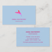 Blauwe hond visitekaartje (Voorkant / Achterkant)