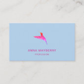 Blauwe hond visitekaartje (Voorkant)