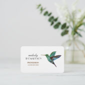 Blauwe hond visitekaartje (Staand voorkant)