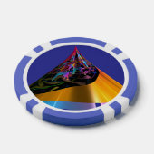 Blauwe honden poker chips (Enkel)