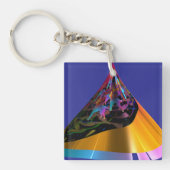 Blauwe honden sleutelhanger (voorkant)