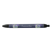Blauwe hondenhond gepersonaliseerde pen (Voorkant)