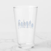 Blauwe hondenpeuken glas (Achterkant)