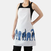 Blauwe hondenpeuken schort (Insitu)