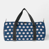 Blauwe honkbal duffel tas (Achterkant)