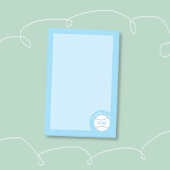 Blauwe honkbal gepersonaliseerde Post-It-notities Post-it® Notes