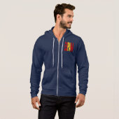 Blauwe hoodie ESPANA (Voorkant volledig)